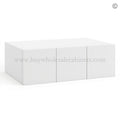 Frameless Modern White Shaker Wall Small Drawers – 3 Drawers