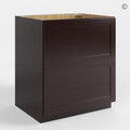 Shaker Espresso Two Drawer Base