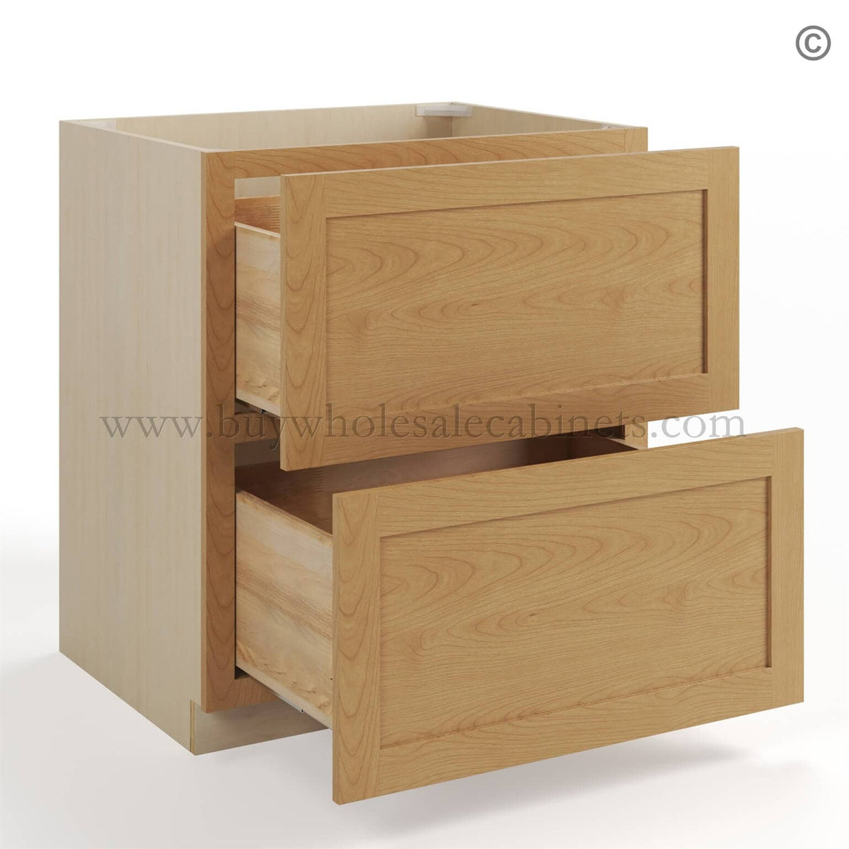 Treasure Chest Shaker Two Drawer Base