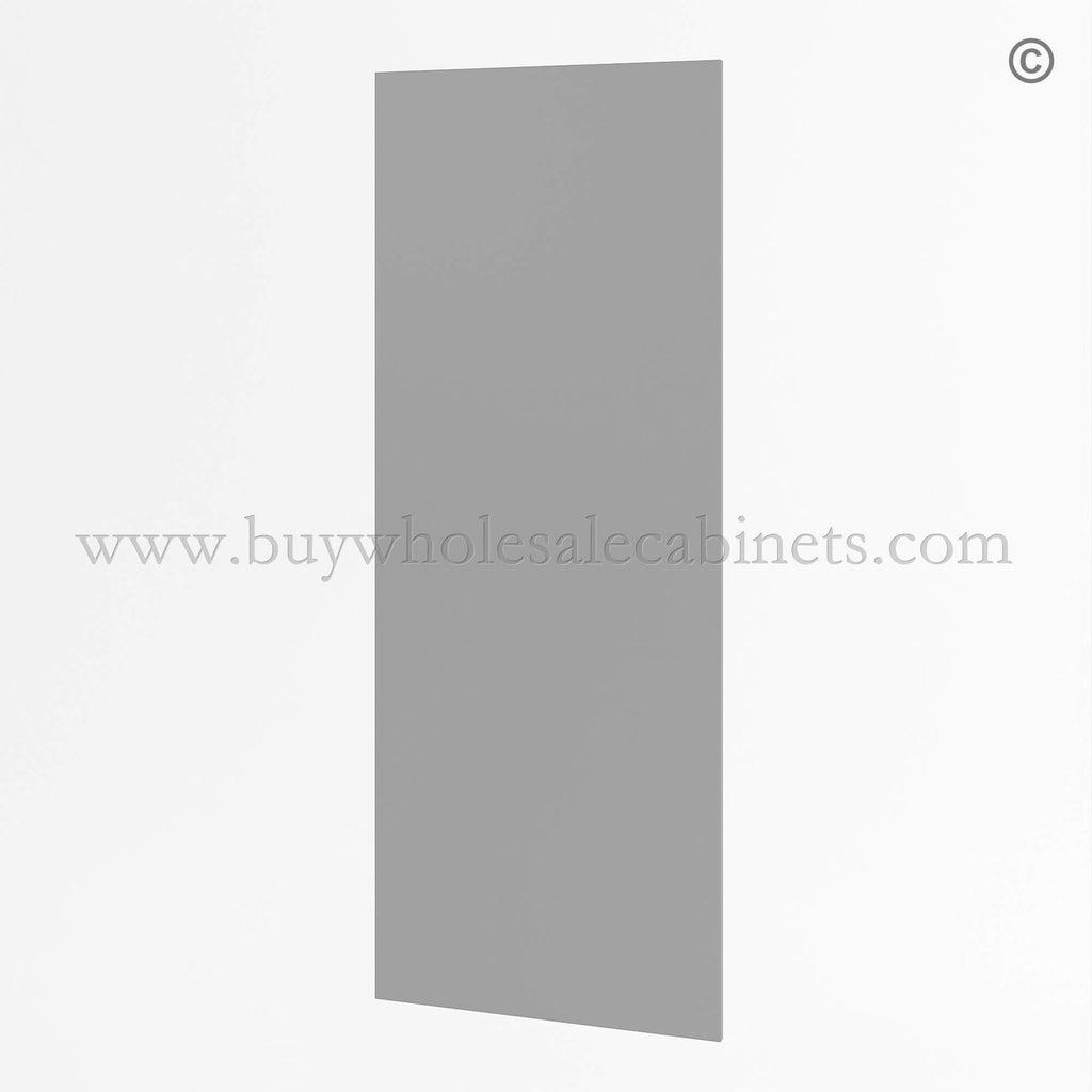 Frameless Gloss Gray Finished Panel for Wall Cabinets