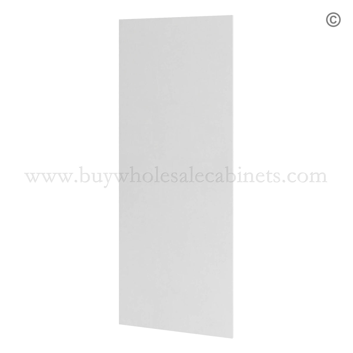 Frameless Gloss White Finished Panel for Wall Cabinets