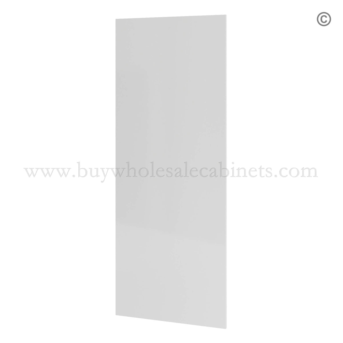 Frameless Gloss White Finished Panel for Wall Cabinets