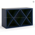 Frameless Oxford Blue Wine Rack