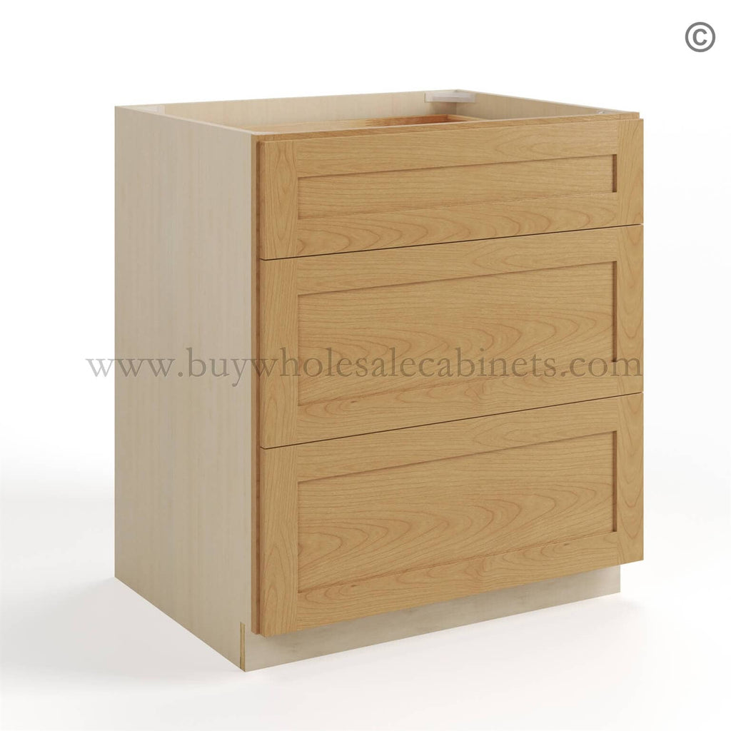 Treasure Chest Shaker Three Drawer Base