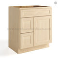 Unfinished Shaker 30″ Vanity Base Cabinet Combo