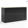 Black Shaker 18″ H Double Door Wall Cabinet