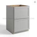 Dorian Gray Shaker Base Cabinet with 2 Drawers