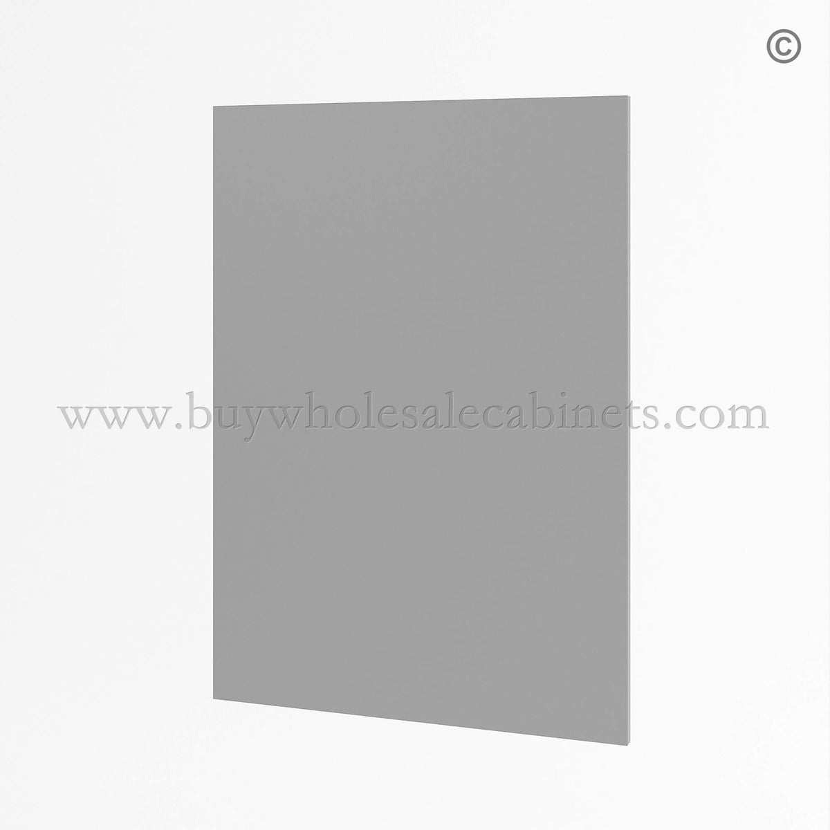 Frameless Gloss Gray Wall Decorative End Panels