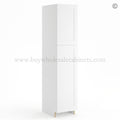 Frameless Modern White Shaker Pantry Cabinet – Single Door