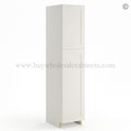 Frameless Pearl White Pantry Cabinet – Single Door