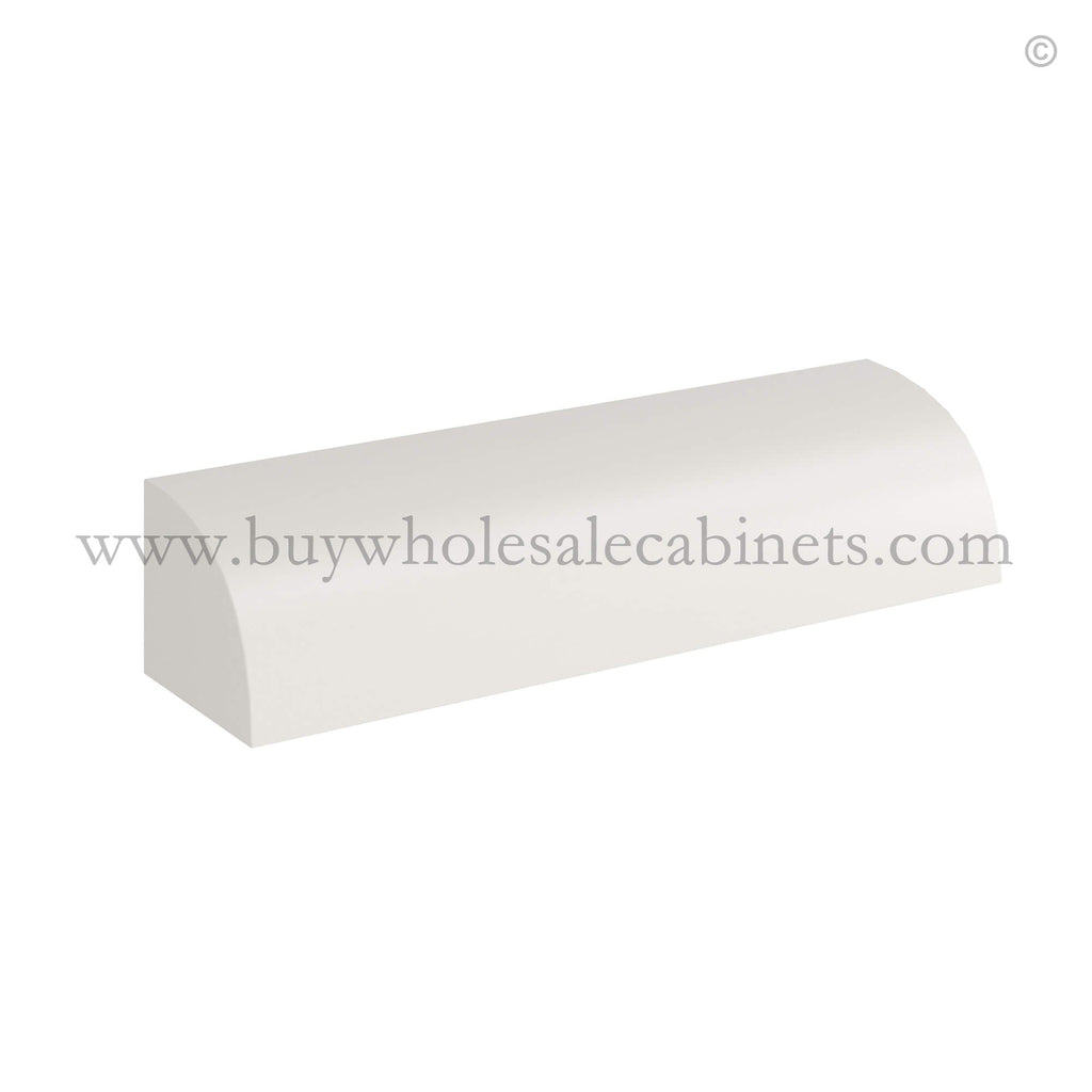 Dove White Slim Shaker Shoe Moulding