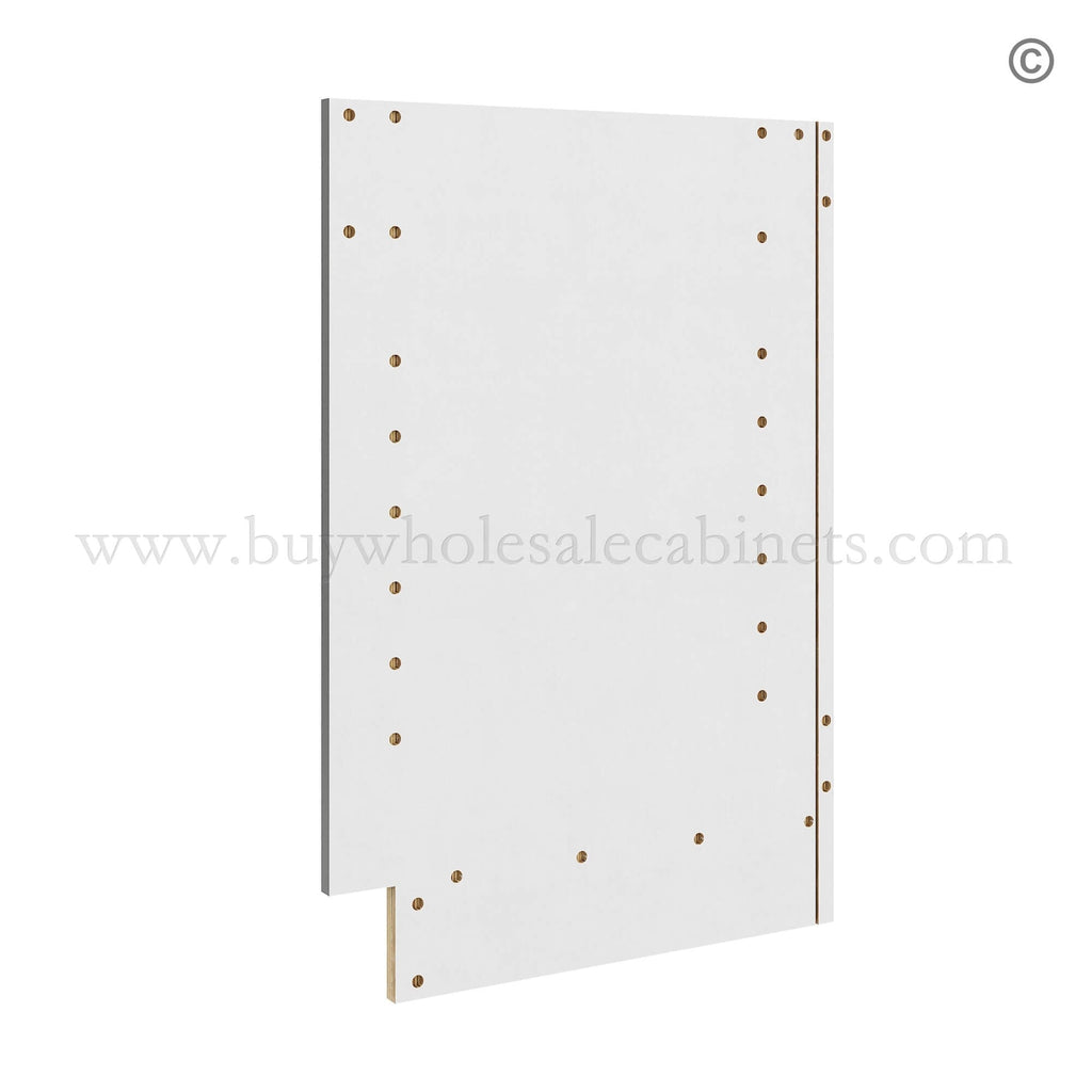 Frameless Gloss White Finished Panel for Base Cabinets