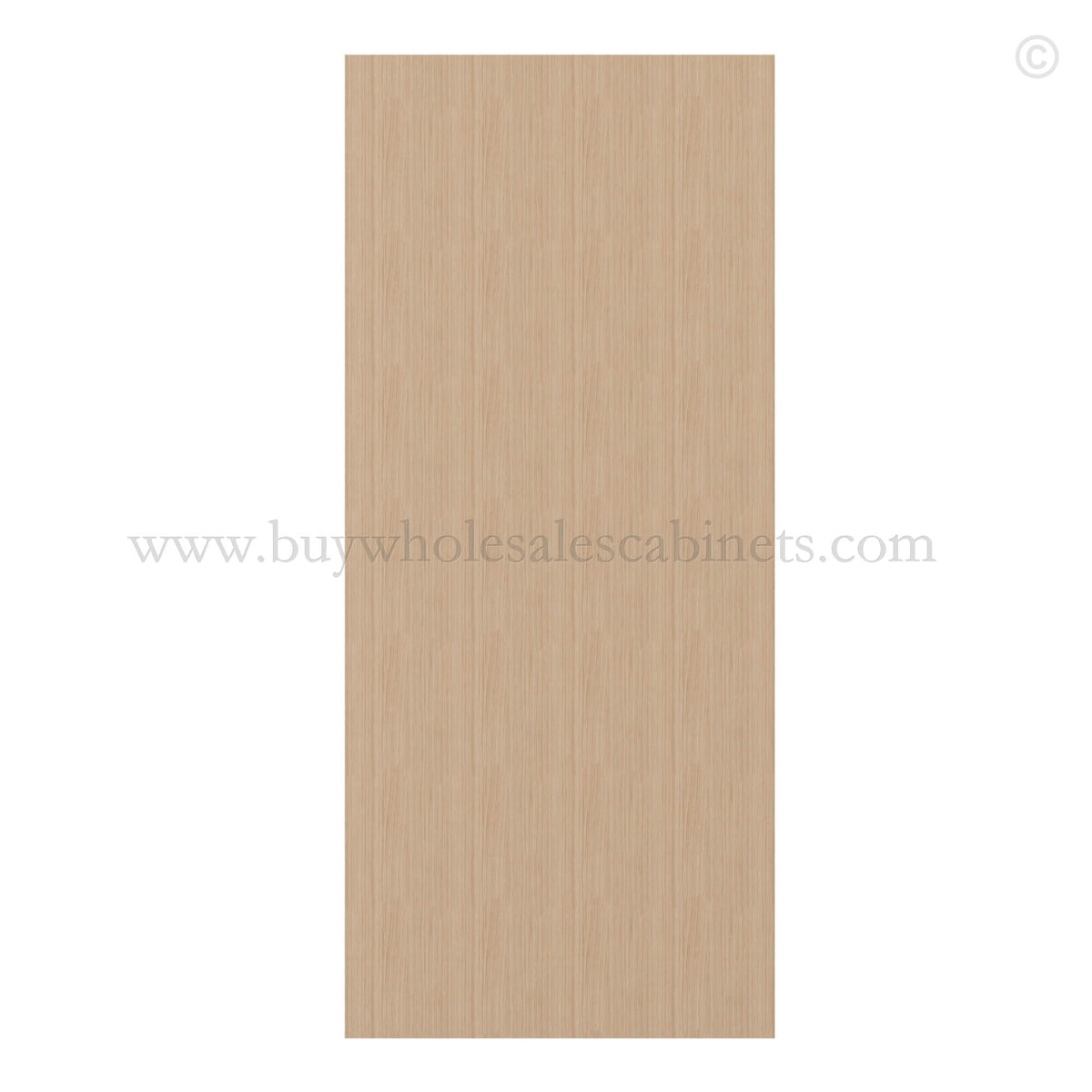Slim Oak Shaker Finished Plywood Island Panel