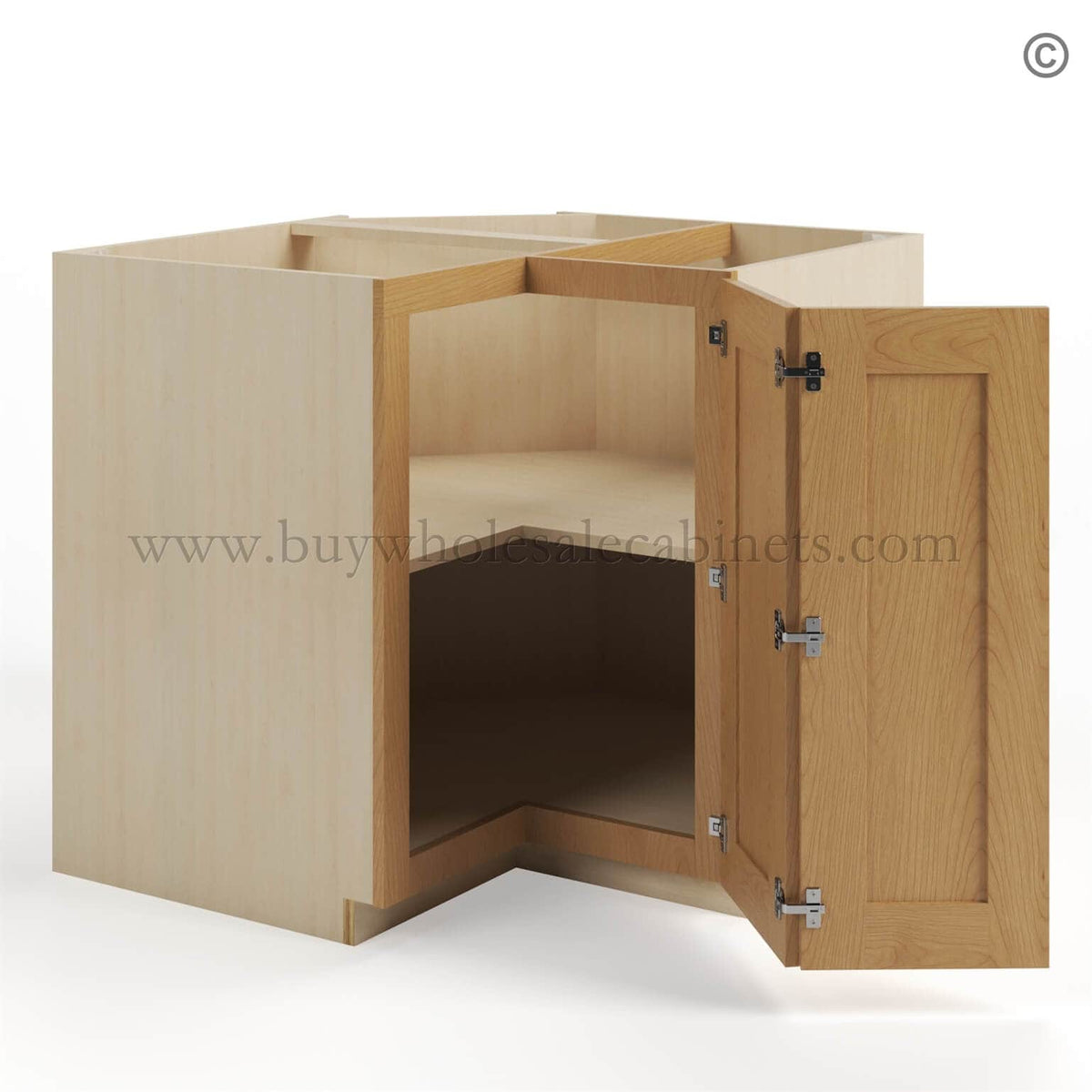 Treasure Chest Shaker Easy Reach Base Cabinet