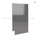 Frameless Gloss Gray Finished Side Panel for Vanity Base