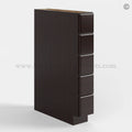 Shaker Espresso Base Spice Cabinet with 5 Drawers