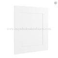 Frameless Modern White Shaker Cabinet Door Panel