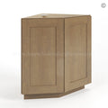 Rustic Wood Shaker Base End Cabinet