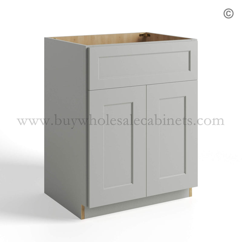 Dorian Gray Shaker Vanity Sink Base Cabinet
