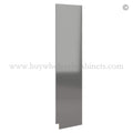 Frameless Gloss Gray Finished Panel for Utility Pantries