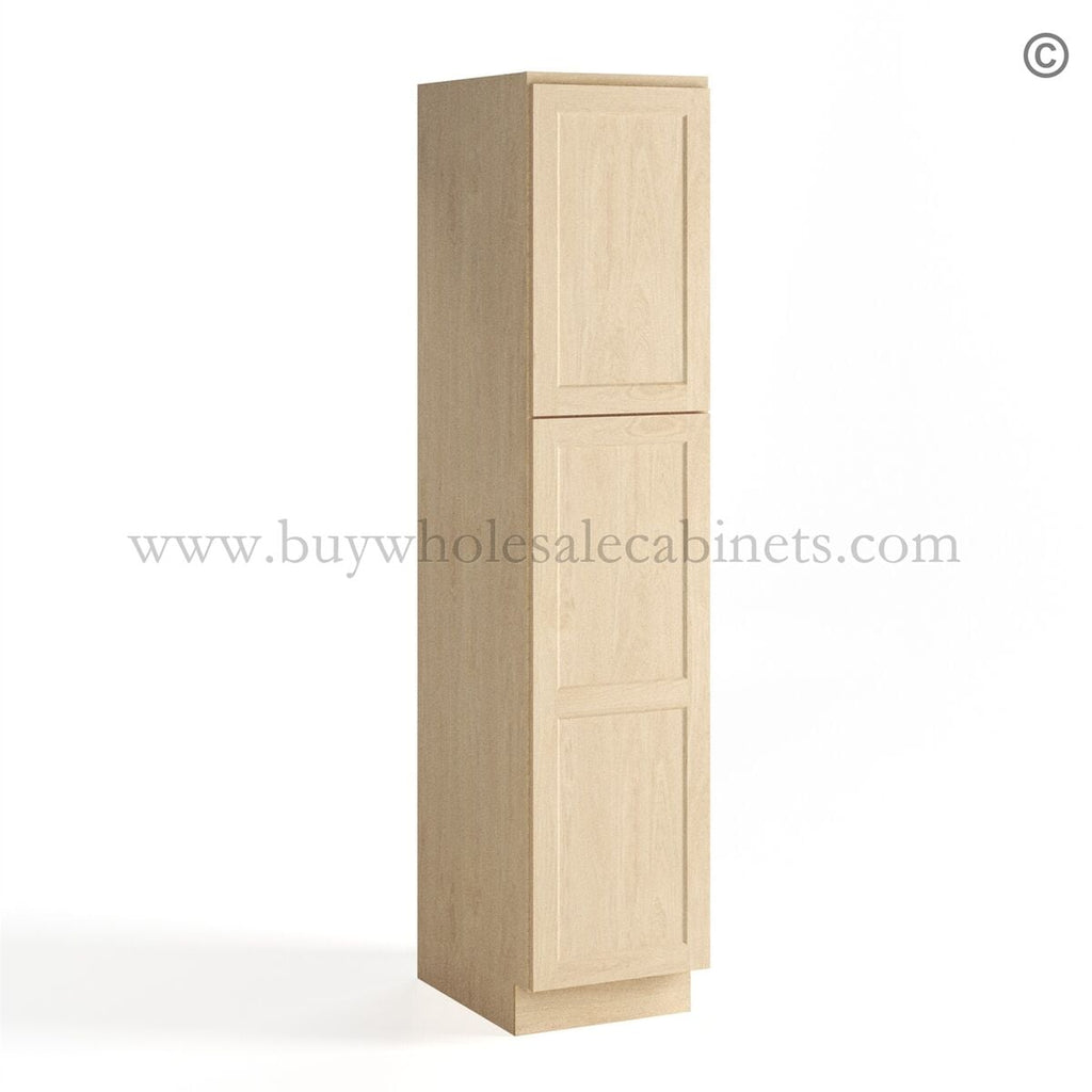 Unfinished Shaker 18″ Pantry Cabinet Single Door
