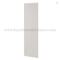 Dove White Slim Shaker Refrigerator End Panel Veneer