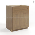 Rustic Wood Shaker Sink Base 27”