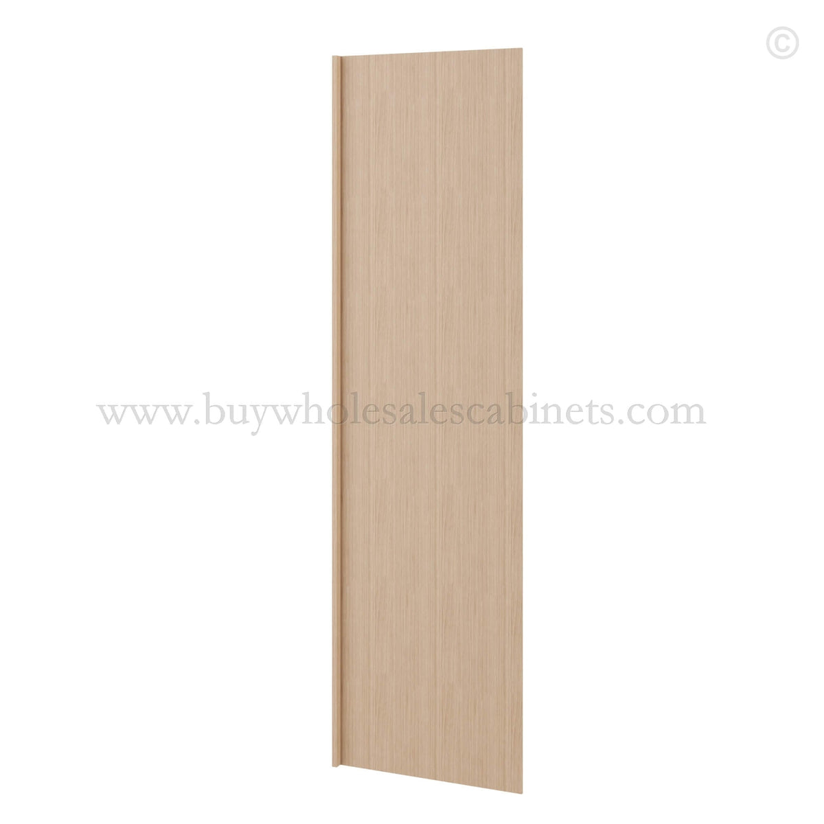 Slim Oak Shaker Refrigerator End Panel Veneer