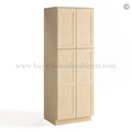 Unfinished Shaker 24″/30″ Pantry Cabinet Double Door