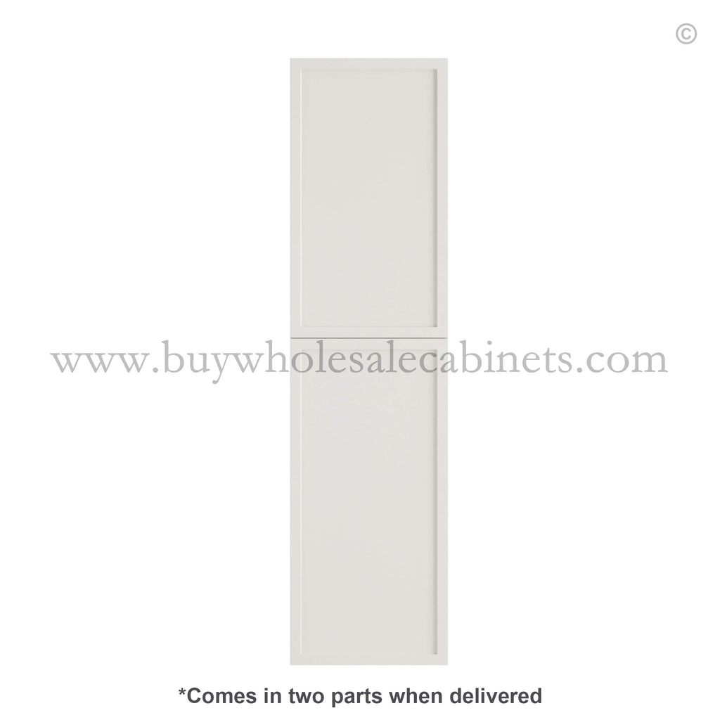 Dove White Slim Shaker Tall Decorative Door Panel