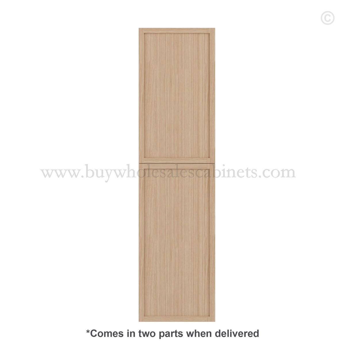 Slim Oak Shaker Tall Decorative Door Panel