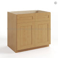 Treasure Chest Shaker Sink Base With Double Doors and False Drawers