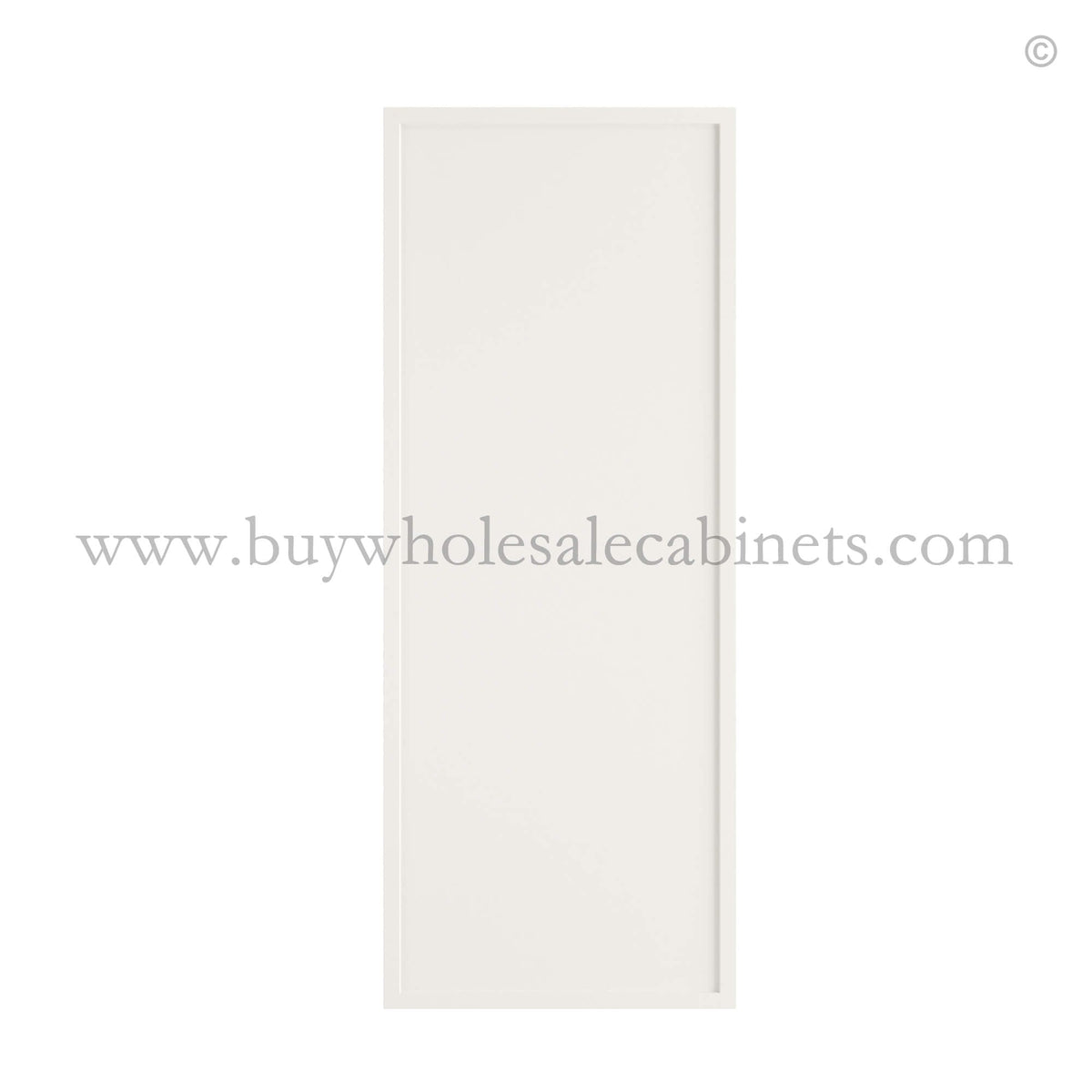 Dove White Slim Shaker Wall Decorative Door Panel