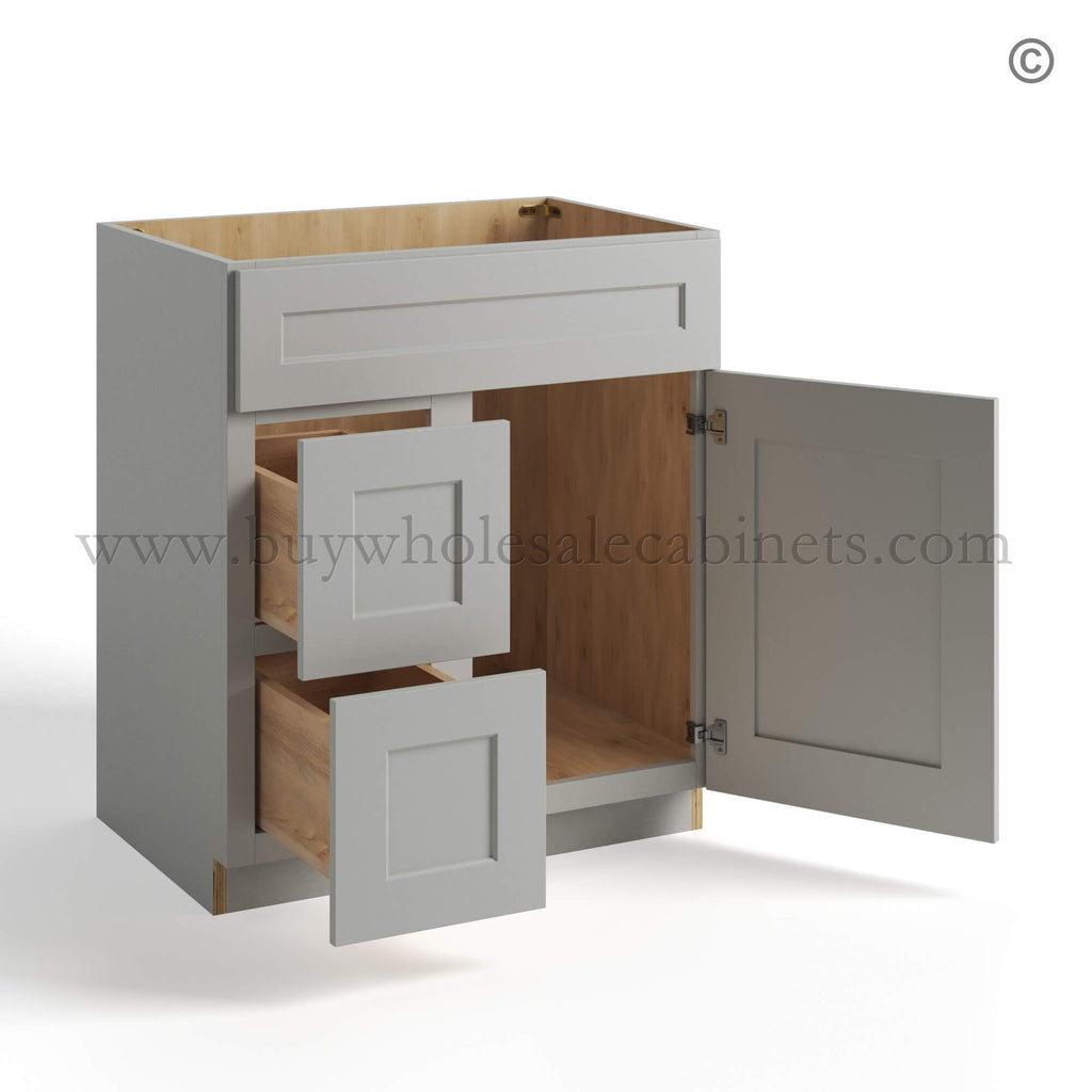 Dorian Gray Shaker Vanity Sink Base Combo 30″W