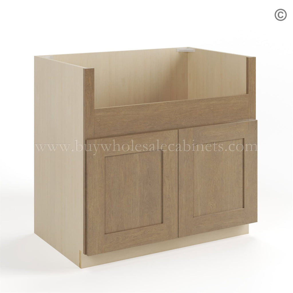 Rustic Wood Shaker Farmhouse Sink Base