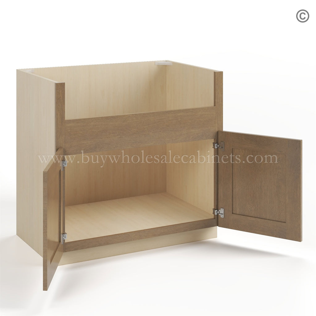 Rustic Wood Shaker Farmhouse Sink Base