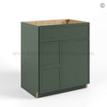 Slim Shaker Green Vanity Sink Base Combo 30″W