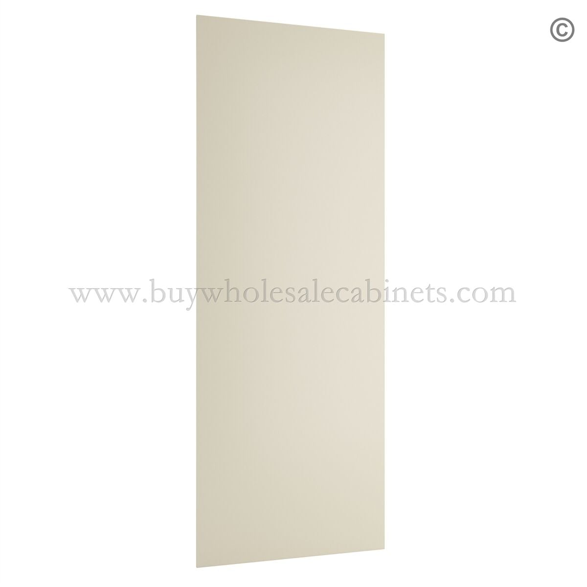 Frameless Ivory White Finished Panel – Finish Edge At All Sides