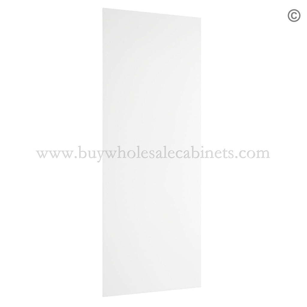 Frameless Modern White Shaker Finished Panel – Finish Edge At All Sides