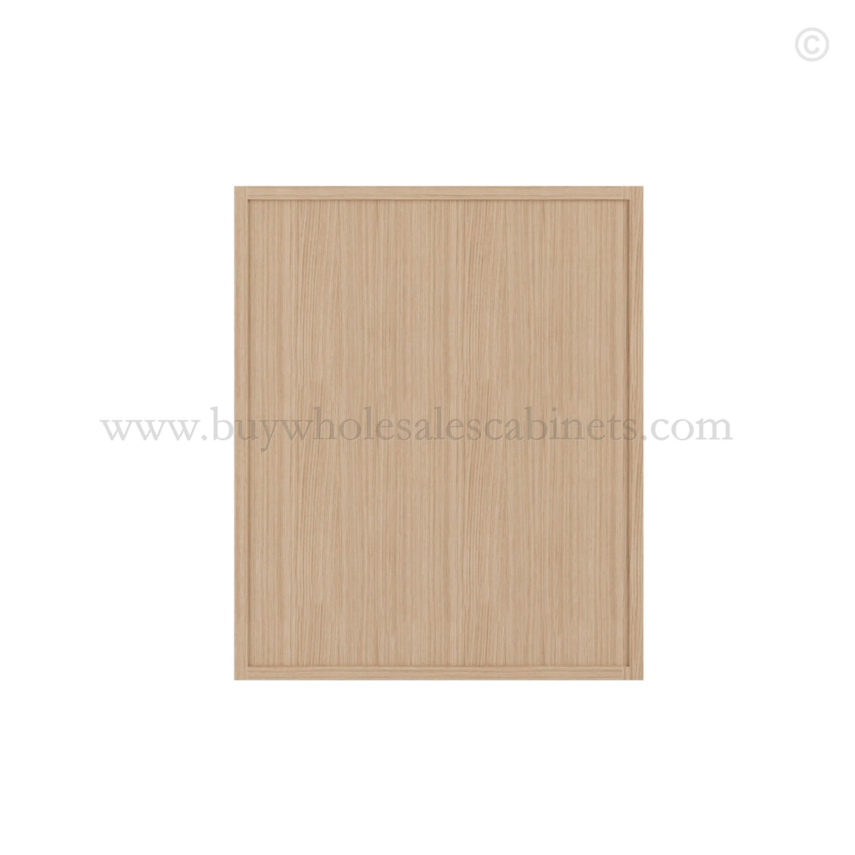 Slim Oak Shaker Base Decorative Door Panel
