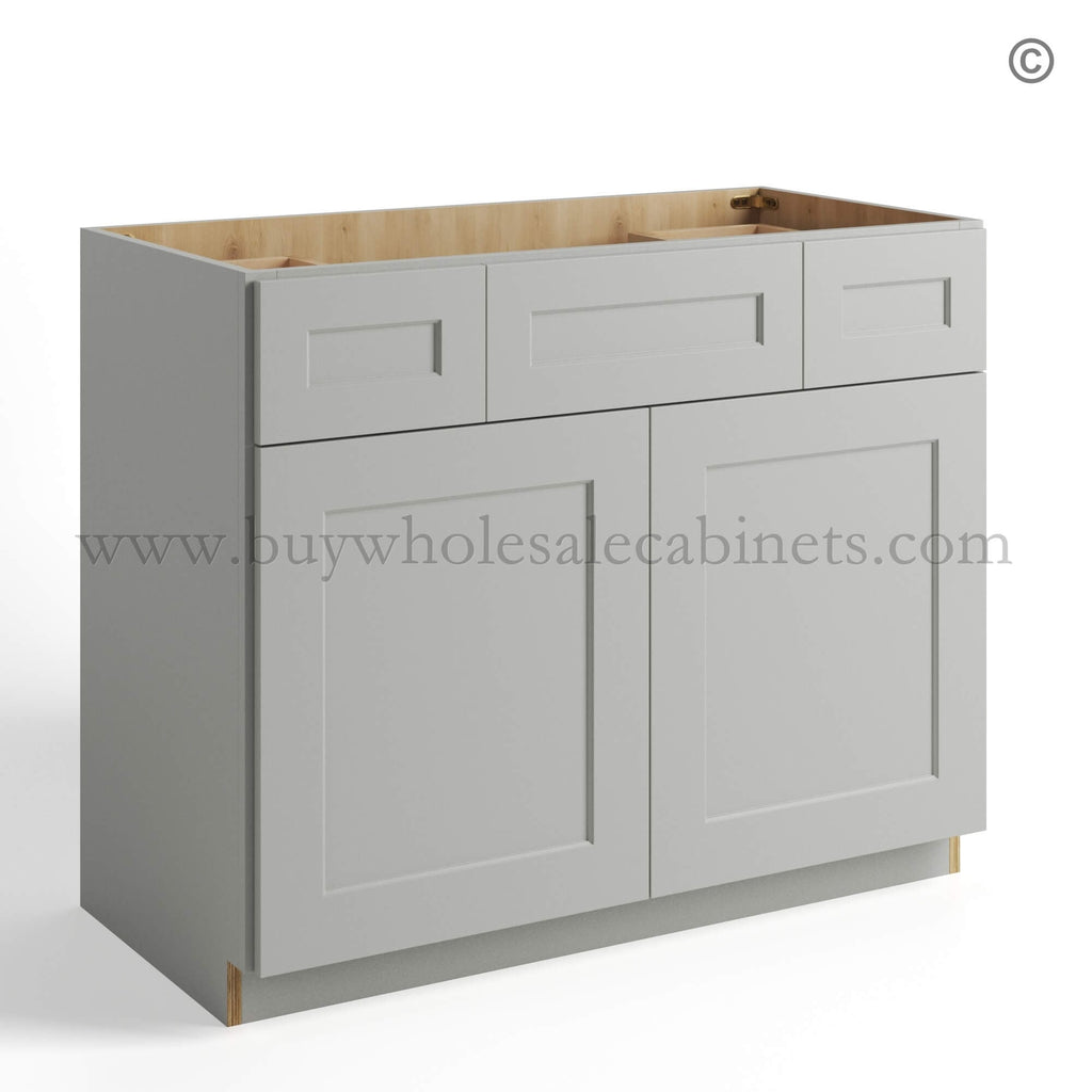 Dorian Gray Shaker Vanity Sink Base Combo 42″W