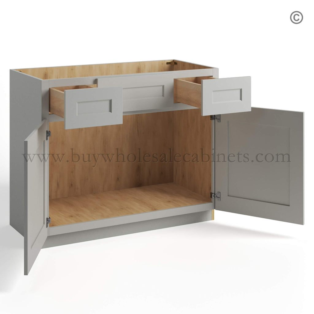 Dorian Gray Shaker Vanity Sink Base Combo 42″W