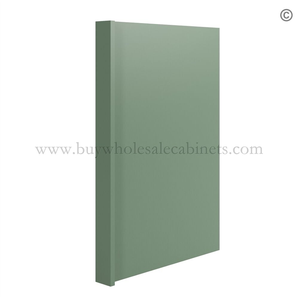 Jade Green Shaker Dish Washer Panel W/ 3″ Return