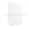 Frameless Modern White Shaker Dishwasher Panel