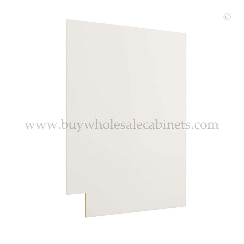 Frameless Pearl White Dishwasher Panel
