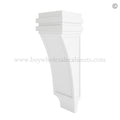 Frameless Modern White Shaker Corbel Medium