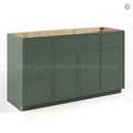 Slim Shaker Green Vanity Sink Base Combo 60″W