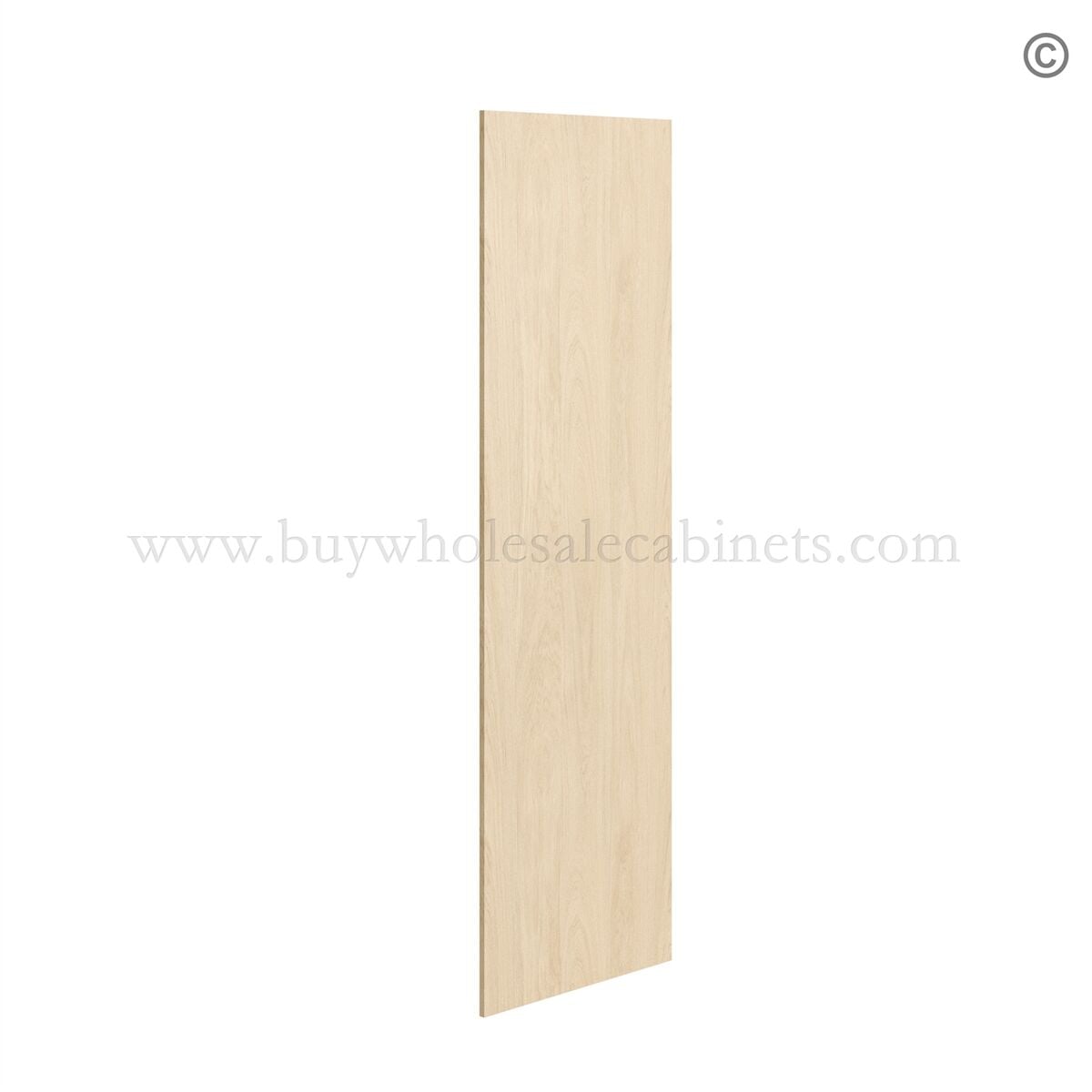 Unfinished Shaker Refrigerator Panel W/ 1 1/2″ Return