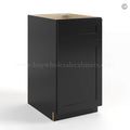 Black Shaker Trash Base Cabinet