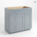 Gray Shaker 36″ W Vanity Combo with Drawers